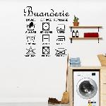 Exemple de stickers muraux: Buanderie Pictogrammes (Thumb)